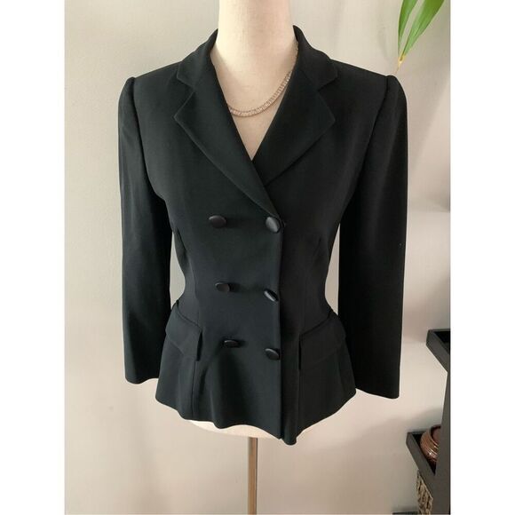 Dolce and gabbana black double breasted blazer size 38 or size xs - Picture 1 of 8